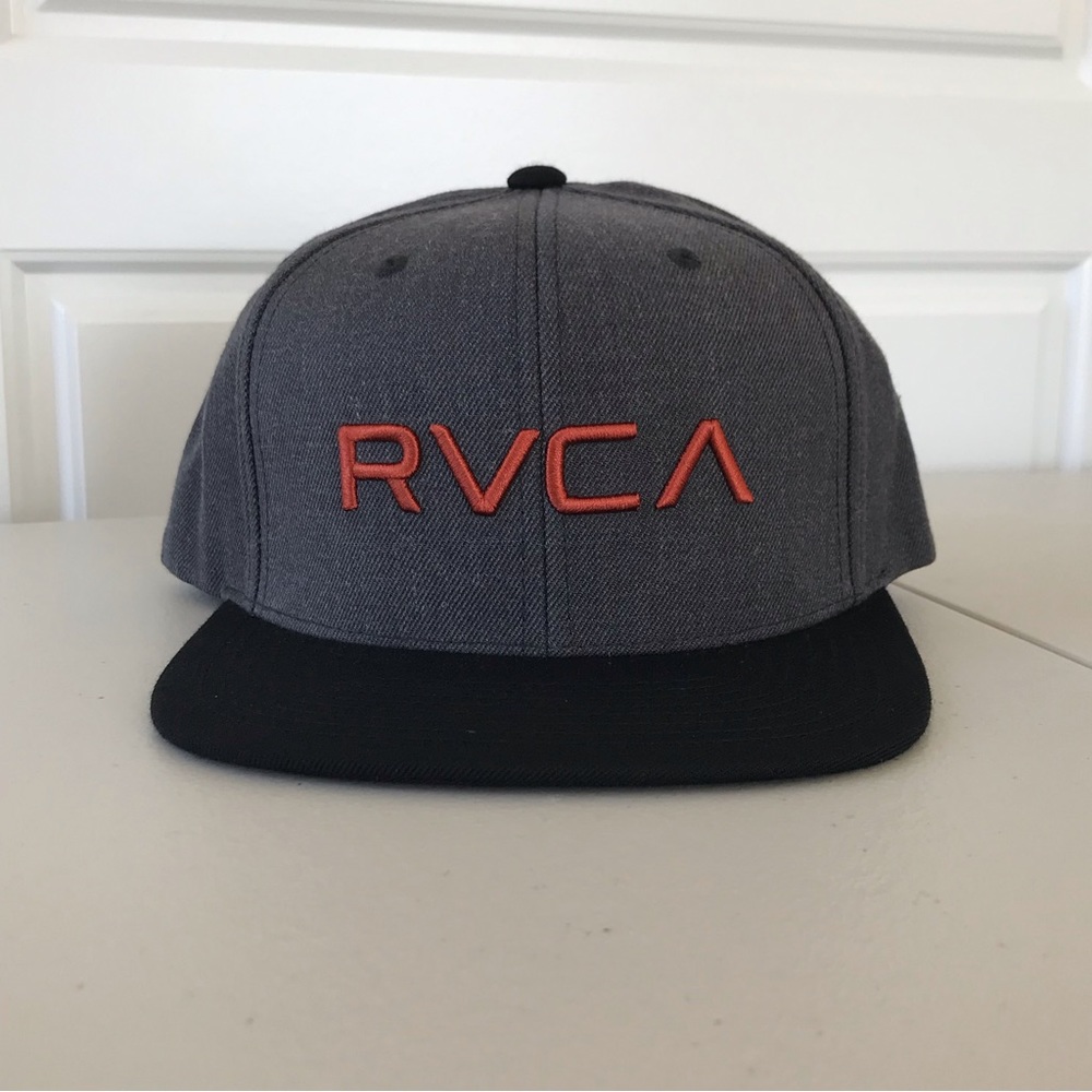 RVCA // NWOT Unisex Men’s Mid-fit Snapback Canvas Hat